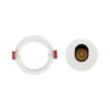 kelvo® ASYMMETRICAL KLV-101-0131 Χωνευτό Φωτιστικό Downlight Σποτ LED 7W 840lm 15°x30° AC 220-240V IP20 Θερμό Λευκό 2700K – Bridgelux COB Chip & TÜV SÜD Driver – Λευκό Ματ – Μ8.3 x Π8.3 x Υ8.2cm / Q7.3cm – 5 Χρόνια Εγγύηση