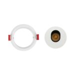 kelvo® ASYMMETRICAL KLV-101-0131 Χωνευτό Φωτιστικό Downlight Σποτ LED 7W 840lm 15°x30° AC 220-240V IP20 Θερμό Λευκό 2700K – Bridgelux COB Chip & TÜV SÜD Driver – Λευκό Ματ – Μ8.3 x Π8.3 x Υ8.2cm / Q7.3cm – 5 Χρόνια Εγγύηση
