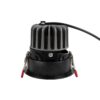 kelvo® ASYMMETRICAL KLV-101-0132 Χωνευτό Φωτιστικό Downlight Σποτ LED 7W 875lm 15°x30° AC 220-240V IP20 Φυσικό Λευκό 4500K – Bridgelux COB Chip & TÜV SÜD Driver – Μαύρο Ματ – Μ8.3 x Π8.3 x Υ8.2cm / Q7.3cm – 5 Χρόνια Εγγύηση