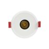 kelvo® PINADO KLV-101-0129 Χωνευτό Φωτιστικό Downlight Σποτ LED 7W 875lm 15° AC 220-240V IP20 Φυσικό Λευκό 4500K – Bridgelux COB Chip & TÜV SÜD Driver – Λευκό Ματ – Μ8.3 x Π8.3 x Υ8.2cm / Q7.3cm – 5 Χρόνια Εγγύηση