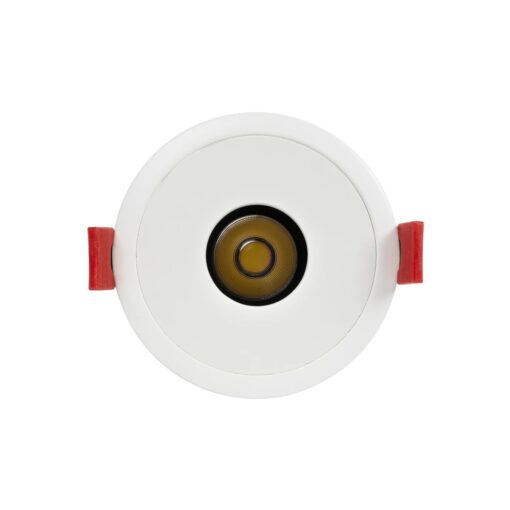 kelvo® PINADO KLV-101-0129 Χωνευτό Φωτιστικό Downlight Σποτ LED 7W 875lm 15° AC 220-240V IP20 Φυσικό Λευκό 4500K – Bridgelux COB Chip & TÜV SÜD Driver – Λευκό Ματ – Μ8.3 x Π8.3 x Υ8.2cm / Q7.3cm – 5 Χρόνια Εγγύηση