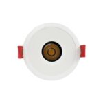 kelvo® PINADO KLV-101-0127 Χωνευτό Φωτιστικό Downlight Σποτ LED 7W 840lm 15° AC 220-240V IP20 Θερμό Λευκό 2700K – Bridgelux COB Chip & TÜV SÜD Driver – Λευκό Ματ – Μ8.3 x Π8.3 x Υ8.2cm / Q7.3cm – 5 Χρόνια Εγγύηση