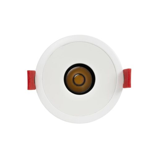 kelvo® PINADO KLV-101-0127 Χωνευτό Φωτιστικό Downlight Σποτ LED 7W 840lm 15° AC 220-240V IP20 Θερμό Λευκό 2700K – Bridgelux COB Chip & TÜV SÜD Driver – Λευκό Ματ – Μ8.3 x Π8.3 x Υ8.2cm / Q7.3cm – 5 Χρόνια Εγγύηση