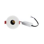kelvo® PINADO KLV-101-0127 Χωνευτό Φωτιστικό Downlight Σποτ LED 7W 840lm 15° AC 220-240V IP20 Θερμό Λευκό 2700K – Bridgelux COB Chip & TÜV SÜD Driver – Λευκό Ματ – Μ8.3 x Π8.3 x Υ8.2cm / Q7.3cm – 5 Χρόνια Εγγύηση
