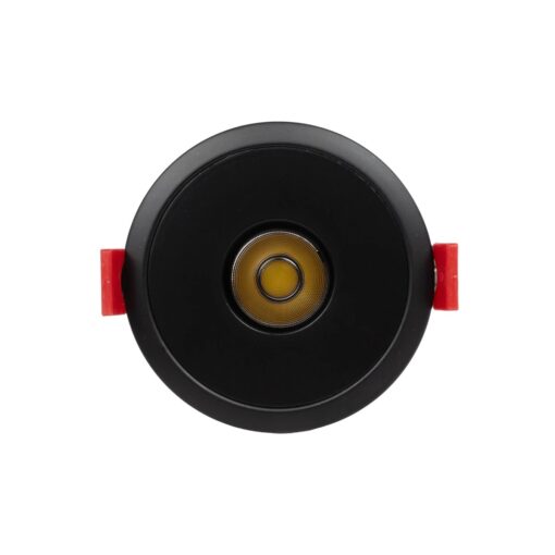 kelvo® PINADO KLV-101-0128 Χωνευτό Φωτιστικό Downlight Σποτ LED 7W 875lm 15° AC 220-240V IP20 Φυσικό Λευκό 4500K – Bridgelux COB Chip & TÜV SÜD Driver – Μαύρο Ματ – Μ8.3 x Π8.3 x Υ8.2cm / Q7.3cm – 5 Χρόνια Εγγύηση