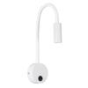 GLOBOSTAR® GOOSE 61688 Μοντέρνο Φωτιστικό Τοίχου – Απλίκα Ξενοδοχείου Reading Light LED 3W 300lm 36° AC 220-240V IP20 Θερμό Λευκό 2700K – CREE XPE Chip & TÜV SÜD Driver – Λευκό Ματ – Μ6.5 x Π15 x Υ24.5cm – 3 Χρόνια Εγγύηση