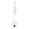 GLOBOSTAR® GOOSE 61688 Μοντέρνο Φωτιστικό Τοίχου – Απλίκα Ξενοδοχείου Reading Light LED 3W 300lm 36° AC 220-240V IP20 Θερμό Λευκό 2700K – CREE XPE Chip & TÜV SÜD Driver – Λευκό Ματ – Μ6.5 x Π15 x Υ24.5cm – 3 Χρόνια Εγγύηση