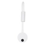 GLOBOSTAR® GOOSE 61688 Μοντέρνο Φωτιστικό Τοίχου – Απλίκα Ξενοδοχείου Reading Light LED 3W 300lm 36° AC 220-240V IP20 Θερμό Λευκό 2700K – CREE XPE Chip & TÜV SÜD Driver – Λευκό Ματ – Μ6.5 x Π15 x Υ24.5cm – 3 Χρόνια Εγγύηση