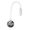 GLOBOSTAR® GOOSE 61688 Μοντέρνο Φωτιστικό Τοίχου – Απλίκα Ξενοδοχείου Reading Light LED 3W 300lm 36° AC 220-240V IP20 Θερμό Λευκό 2700K – CREE XPE Chip & TÜV SÜD Driver – Λευκό Ματ – Μ6.5 x Π15 x Υ24.5cm – 3 Χρόνια Εγγύηση