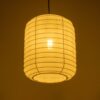GLOBOSTAR® ROMINA 62000 Μοντέρνο Κρεμαστό Φωτιστικό Οροφής με Ντουί 1 x E27 AC 220-240V IP20 – Λευκό – Μ30 x Π30 x Υ37cm
