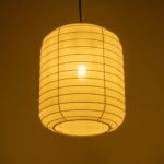 GLOBOSTAR® ROMINA 62000 Μοντέρνο Κρεμαστό Φωτιστικό Οροφής με Ντουί 1 x E27 AC 220-240V IP20 – Λευκό – Μ30 x Π30 x Υ37cm