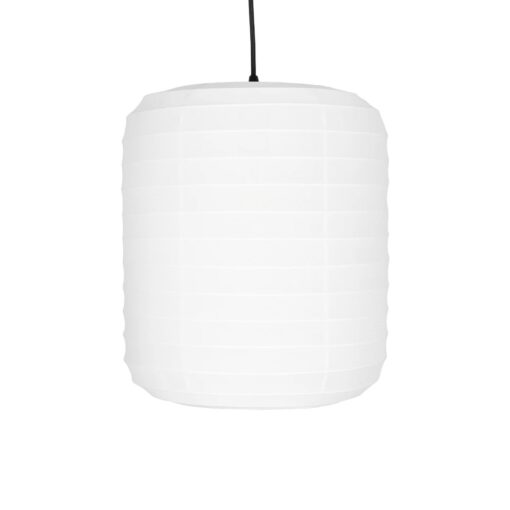 GLOBOSTAR® ROMINA 62000 Μοντέρνο Κρεμαστό Φωτιστικό Οροφής με Ντουί 1 x E27 AC 220-240V IP20 – Λευκό – Μ30 x Π30 x Υ37cm