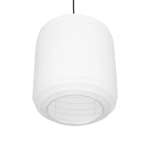 GLOBOSTAR® ROMINA 62000 Μοντέρνο Κρεμαστό Φωτιστικό Οροφής με Ντουί 1 x E27 AC 220-240V IP20 – Λευκό – Μ30 x Π30 x Υ37cm