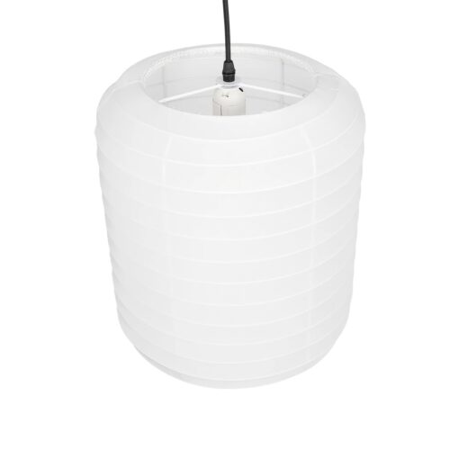 GLOBOSTAR® ROMINA 62000 Μοντέρνο Κρεμαστό Φωτιστικό Οροφής με Ντουί 1 x E27 AC 220-240V IP20 – Λευκό – Μ30 x Π30 x Υ37cm
