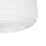GLOBOSTAR® ROMINA 62000 Μοντέρνο Κρεμαστό Φωτιστικό Οροφής με Ντουί 1 x E27 AC 220-240V IP20 – Λευκό – Μ30 x Π30 x Υ37cm