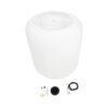 GLOBOSTAR® ROMINA 62001 Μοντέρνο Κρεμαστό Φωτιστικό Οροφής με Ντουί 1 x E27 AC 220-240V IP20 – Λευκό – Μ60 x Π60 x Υ65cm
