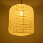 GLOBOSTAR® ROMINA 62001 Μοντέρνο Κρεμαστό Φωτιστικό Οροφής με Ντουί 1 x E27 AC 220-240V IP20 – Λευκό – Μ60 x Π60 x Υ65cm