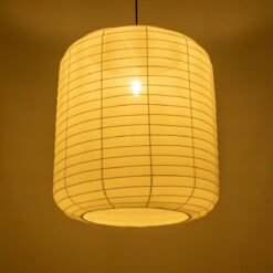 GLOBOSTAR® ROMINA 62001 Μοντέρνο Κρεμαστό Φωτιστικό Οροφής με Ντουί 1 x E27 AC 220-240V IP20 – Λευκό – Μ60 x Π60 x Υ65cm