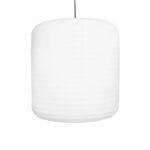 GLOBOSTAR® ROMINA 62001 Μοντέρνο Κρεμαστό Φωτιστικό Οροφής με Ντουί 1 x E27 AC 220-240V IP20 – Λευκό – Μ60 x Π60 x Υ65cm