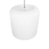 GLOBOSTAR® ROMINA 62001 Μοντέρνο Κρεμαστό Φωτιστικό Οροφής με Ντουί 1 x E27 AC 220-240V IP20 – Λευκό – Μ60 x Π60 x Υ65cm