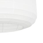 GLOBOSTAR® ROMINA 62001 Μοντέρνο Κρεμαστό Φωτιστικό Οροφής με Ντουί 1 x E27 AC 220-240V IP20 – Λευκό – Μ60 x Π60 x Υ65cm