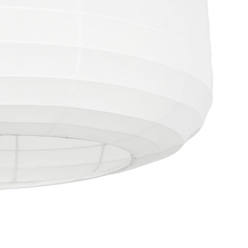 GLOBOSTAR® ROMINA 62001 Μοντέρνο Κρεμαστό Φωτιστικό Οροφής με Ντουί 1 x E27 AC 220-240V IP20 – Λευκό – Μ60 x Π60 x Υ65cm