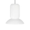 GLOBOSTAR® ROMINA 62002 Μοντέρνο Κρεμαστό Φωτιστικό Οροφής με Ντουί 1 x E27 AC 220-240V IP20 – Λευκό – Μ40 x Π40 x Υ42.5cm