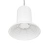 GLOBOSTAR® ROMINA 62002 Μοντέρνο Κρεμαστό Φωτιστικό Οροφής με Ντουί 1 x E27 AC 220-240V IP20 – Λευκό – Μ40 x Π40 x Υ42.5cm