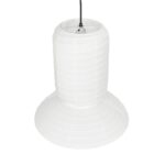 GLOBOSTAR® ROMINA 62002 Μοντέρνο Κρεμαστό Φωτιστικό Οροφής με Ντουί 1 x E27 AC 220-240V IP20 – Λευκό – Μ40 x Π40 x Υ42.5cm