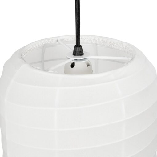 GLOBOSTAR® ROMINA 62002 Μοντέρνο Κρεμαστό Φωτιστικό Οροφής με Ντουί 1 x E27 AC 220-240V IP20 – Λευκό – Μ40 x Π40 x Υ42.5cm