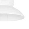 GLOBOSTAR® ROMINA 62002 Μοντέρνο Κρεμαστό Φωτιστικό Οροφής με Ντουί 1 x E27 AC 220-240V IP20 – Λευκό – Μ40 x Π40 x Υ42.5cm