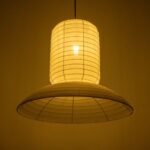 GLOBOSTAR® ROMINA 62003 Μοντέρνο Κρεμαστό Φωτιστικό Οροφής με Ντουί 1 x E27 AC 220-240V IP20 – Λευκό – Μ60 x Π60 x Υ51cm