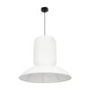 GLOBOSTAR® ROMINA 62003 Μοντέρνο Κρεμαστό Φωτιστικό Οροφής με Ντουί 1 x E27 AC 220-240V IP20 – Λευκό – Μ60 x Π60 x Υ51cm