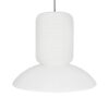 GLOBOSTAR® ROMINA 62003 Μοντέρνο Κρεμαστό Φωτιστικό Οροφής με Ντουί 1 x E27 AC 220-240V IP20 – Λευκό – Μ60 x Π60 x Υ51cm