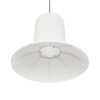 GLOBOSTAR® ROMINA 62003 Μοντέρνο Κρεμαστό Φωτιστικό Οροφής με Ντουί 1 x E27 AC 220-240V IP20 – Λευκό – Μ60 x Π60 x Υ51cm