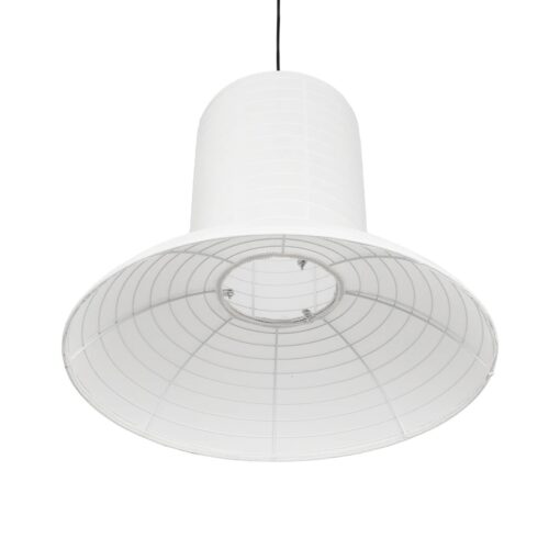 GLOBOSTAR® ROMINA 62003 Μοντέρνο Κρεμαστό Φωτιστικό Οροφής με Ντουί 1 x E27 AC 220-240V IP20 – Λευκό – Μ60 x Π60 x Υ51cm