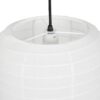 GLOBOSTAR® ROMINA 62003 Μοντέρνο Κρεμαστό Φωτιστικό Οροφής με Ντουί 1 x E27 AC 220-240V IP20 – Λευκό – Μ60 x Π60 x Υ51cm