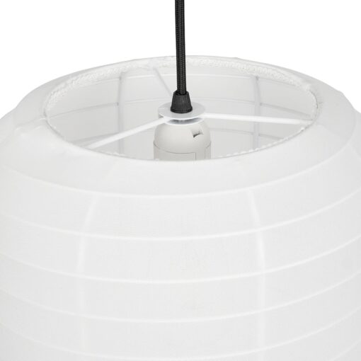 GLOBOSTAR® ROMINA 62003 Μοντέρνο Κρεμαστό Φωτιστικό Οροφής με Ντουί 1 x E27 AC 220-240V IP20 – Λευκό – Μ60 x Π60 x Υ51cm