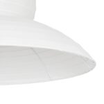 GLOBOSTAR® ROMINA 62003 Μοντέρνο Κρεμαστό Φωτιστικό Οροφής με Ντουί 1 x E27 AC 220-240V IP20 – Λευκό – Μ60 x Π60 x Υ51cm