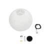 GLOBOSTAR® ROMINA 62004 Μοντέρνο Κρεμαστό Φωτιστικό Οροφής με Ντουί 1 x E27 AC 220-240V IP20 – Λευκό – Μ40 x Π40 x Υ37cm