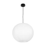 GLOBOSTAR® ROMINA 62004 Μοντέρνο Κρεμαστό Φωτιστικό Οροφής με Ντουί 1 x E27 AC 220-240V IP20 – Λευκό – Μ40 x Π40 x Υ37cm