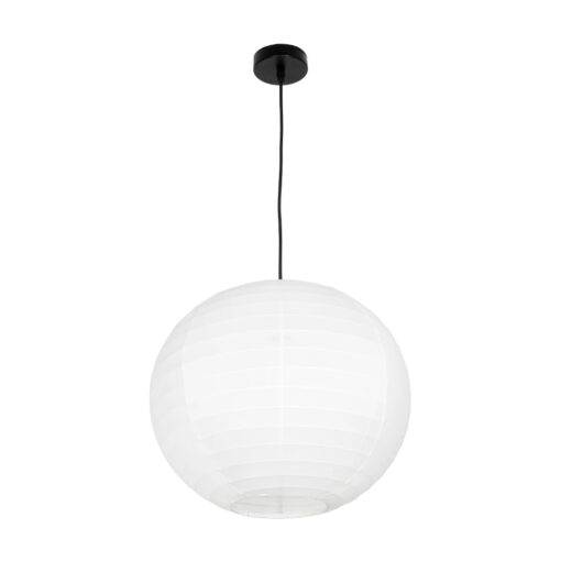 GLOBOSTAR® ROMINA 62004 Μοντέρνο Κρεμαστό Φωτιστικό Οροφής με Ντουί 1 x E27 AC 220-240V IP20 – Λευκό – Μ40 x Π40 x Υ37cm