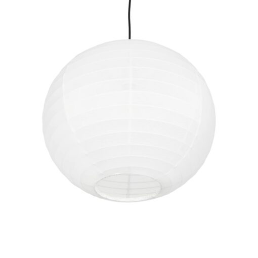 GLOBOSTAR® ROMINA 62004 Μοντέρνο Κρεμαστό Φωτιστικό Οροφής με Ντουί 1 x E27 AC 220-240V IP20 – Λευκό – Μ40 x Π40 x Υ37cm