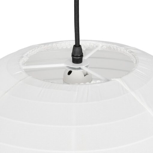 GLOBOSTAR® ROMINA 62004 Μοντέρνο Κρεμαστό Φωτιστικό Οροφής με Ντουί 1 x E27 AC 220-240V IP20 – Λευκό – Μ40 x Π40 x Υ37cm