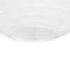 GLOBOSTAR® ROMINA 62004 Μοντέρνο Κρεμαστό Φωτιστικό Οροφής με Ντουί 1 x E27 AC 220-240V IP20 – Λευκό – Μ40 x Π40 x Υ37cm