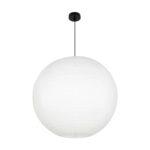 GLOBOSTAR® ROMINA 62005 Μοντέρνο Κρεμαστό Φωτιστικό Οροφής με Ντουί 1 x E27 AC 220-240V IP20 – Λευκό – Μ60 x Π60 x Υ55cm