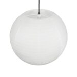 GLOBOSTAR® ROMINA 62005 Μοντέρνο Κρεμαστό Φωτιστικό Οροφής με Ντουί 1 x E27 AC 220-240V IP20 – Λευκό – Μ60 x Π60 x Υ55cm