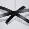 kelvo® NEMESIS KLV-101-0220-V2 Κρεμαστό Φωτιστικό Οροφής LED 120W 12000lm 180° AC 220-240V IP20 Ρυθμιζόμενο Λευκό CCT με Χειριστήριο από 2700K έως 6000K Dimmable – Lumileds SMD Chip – Μαύρο Ματ – Μ80 x Π80 x Υ80cm – 3 Χρόνια Εγγύηση