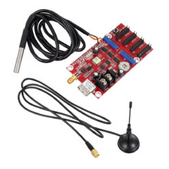 Alternative view of GloboStar® 90388 Ασύρματος Controller WiFi TF-A6UW-4 με Είσοδο USB και Αισθητήρα Θερμοκρασίας με 4 Εξόδους HUB για Μονόχρωμη Κυλιόμενη Πινακίδα LED