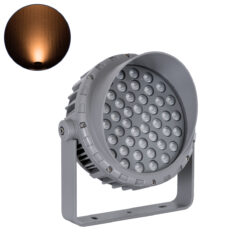 Alternative view of GLOBOSTAR® FLOODMENA 90338 Προβολέας Σποτ Wall Washer με Αντιθαμβωτική Γρίλια LED 48W 4080lm 30° AC 220-240V Αδιάβροχο IP67 Ultra Θερμό Λευκό 2200K - Bridgelux SMD Chip - Γκρι Ανθρακί - Μ26 x Π20 x Υ28.5cm - 3 Χρόνια Εγγύηση